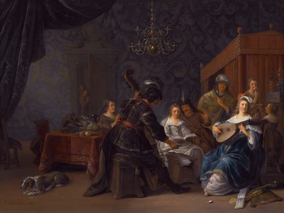 A Musical Party with an Allegory of the Five Senses