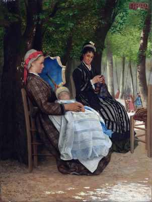 A restful afternoon in the park