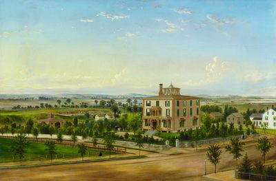 American School, 19th Century - View of Flushing