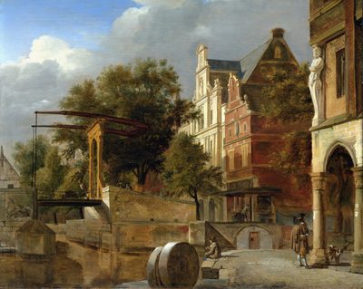 and Adriaen van de Velde De Ophaalbrug (The Drawbridge)