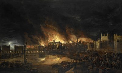 Anonymous Artist - The Great Fire of London