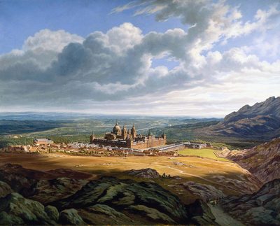 Ansicht des Escorial (Spanien)