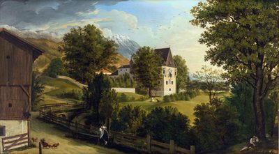 Ansicht von Schloss Weiherburg in Innsbruck
