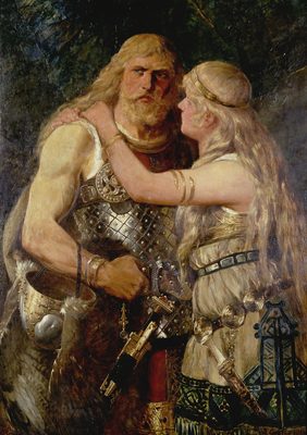 Armin verabschiedet sich von Thusnelda