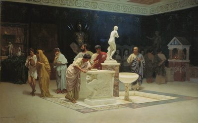 At Maecenas' reception room