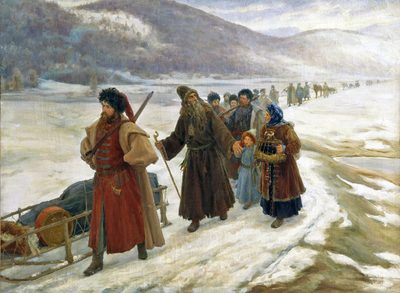 Avvakum's Exile to Siberia