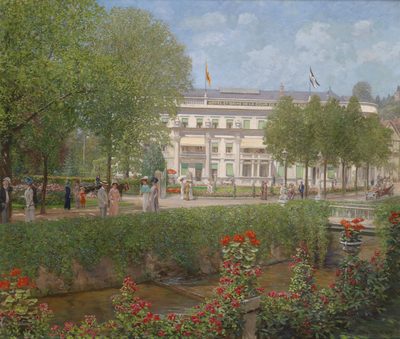 Blick auf das Kurhotel in Baden-Baden