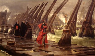 Cardinal de Richelieu at the Siege of La Rochelle