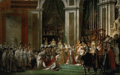 Coronation of Emperor Napoleon I and Coronation of the Empress Josephine in the Notre-Dame de Paris, December 2, 1804