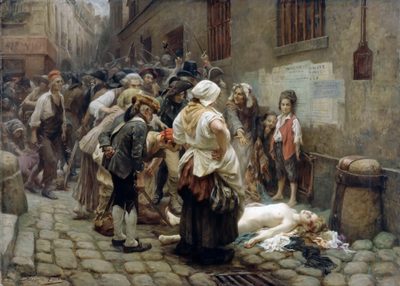 Death of the Princess De Lamballe (Princess killed by French revolutionary mob, 1792)