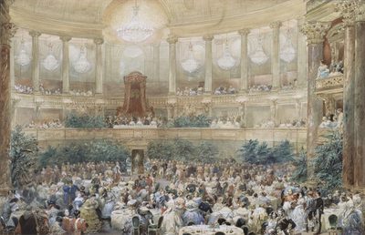 Dinner in the Salle des Spectacles at Versailles