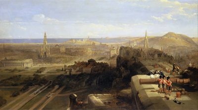 Edinburgh from the Castle