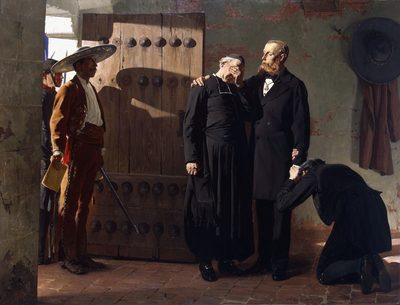 Emperor Maximilian of Mexico before the Execution