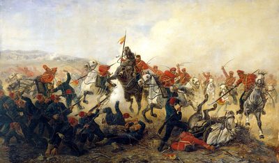 Fight near Telish during the Russo-Turkish War of 1877