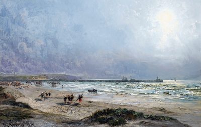 Fishermen on the Normandy Coast