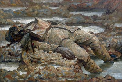 Gassed. 'In Arduis Fidelis'