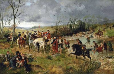 Halt of Prince Charles Edward on the Banks of the Nairne