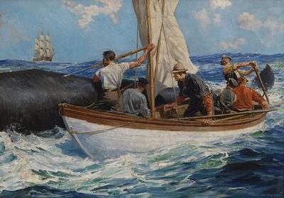 Harpooning a Whale