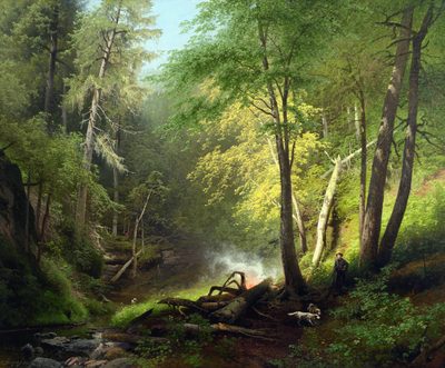 Hunter in the Woods
