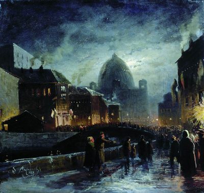 Illumination in St. Petersburg
