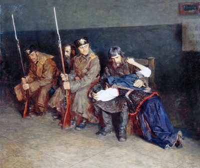 In the Corridor of the District Court