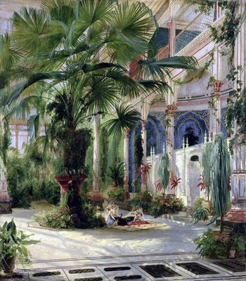 In the Palm House near Potsdam