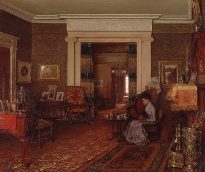 Interior at 6 Elk Street (Residence of the Reverend Frank L. Norton)