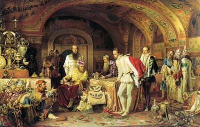 Ivan IV of Russia Demonstrates His Treasures to the Ambassador of Queen Elizabeth