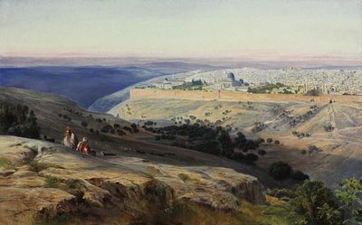 Jerusalem from the Mount of Olives, Sunrise