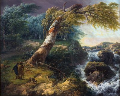 Landschap in de Storm