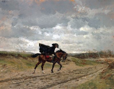 Le Voyageur (Le Marechal Ney a Cheval Luttant Contre le Vent)