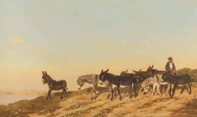 Les Anes dans le Midi 'Donkeys in the Midi'