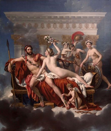 Mars Being Disarmed by Venus