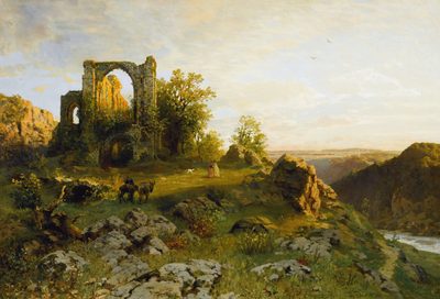 Open Landscape with Ruins