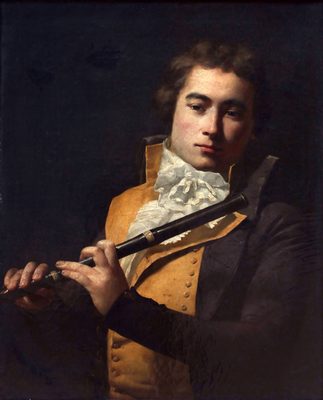 Portrait of Flutist François Devienne