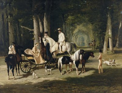 Portrait of Mr and Mrs Mosselman and Their Two Daughters