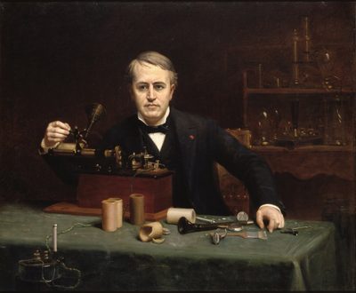 Portrait of Thomas Alva Edison