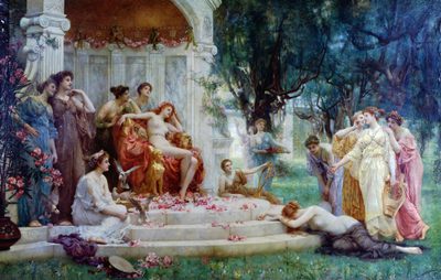 Psyche before the throne of Venus