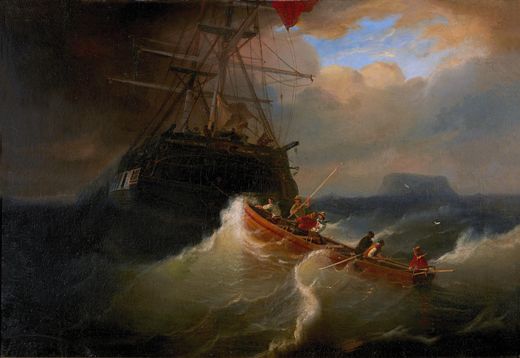 Retrieving the stern boat