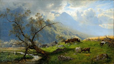 Shepherd in the Alps