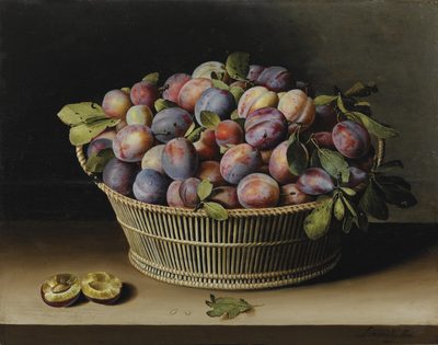 Still Life with Basket of Plums