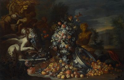 Still Life with Flowers and Fruits