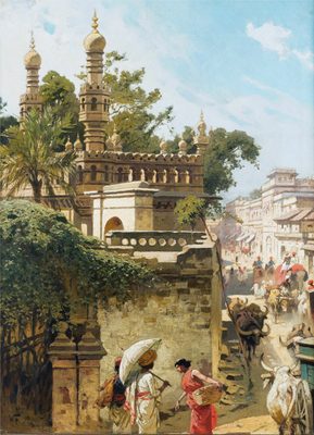 Street scene in Hyderabad, Sindh
