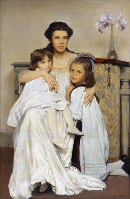 The Artist's Wife and Daughters