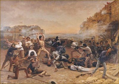 The Fall of the Alamo (Crockett's Last Stand)