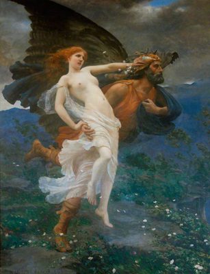 The flight of Boreas with Oreithyia
