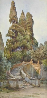 The garden steps