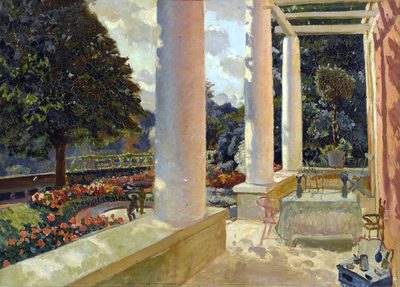 The MacMonnies Estate Terrace in Giverny