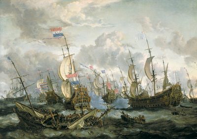 The 'Royal Prince' and other Vessels at the Four Days Battle, 1-4 June 1666 - Second Anglo-Dutch war