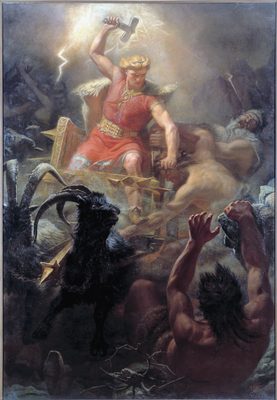 Tors strid med jättarna (Thor's Battle with the Giants)